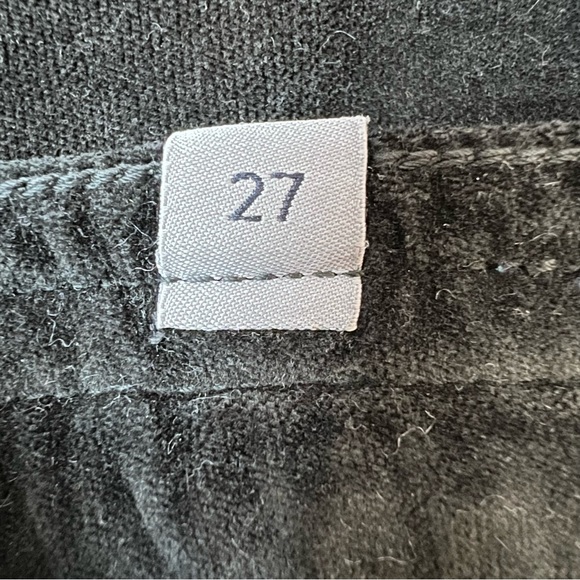 Citizens of Humanity Velvet Straight Leg Pants Dark Green 27 - Picture 5 of 7